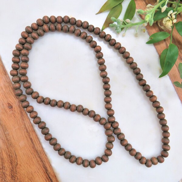 Wood Bead Necklace main image 1