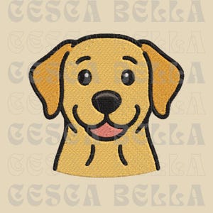 Labrador Retriever Embroidery Design – Digital Download 3 sizes