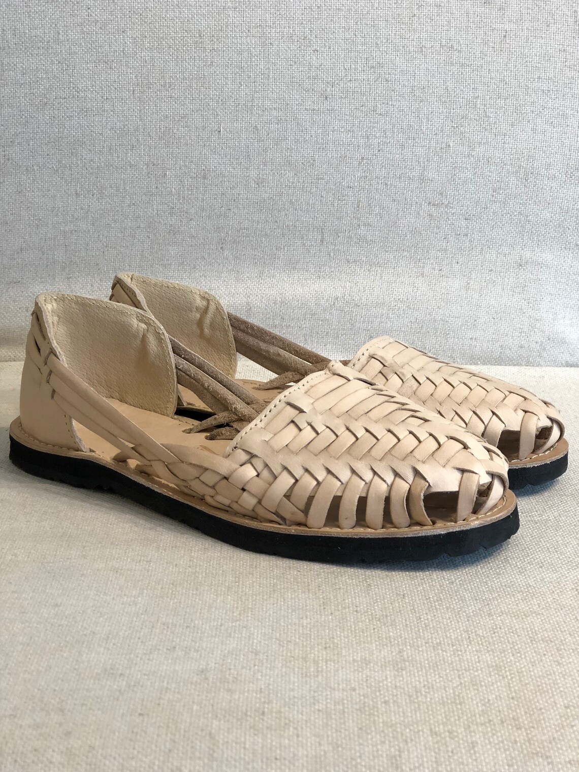 beige huaraches womens