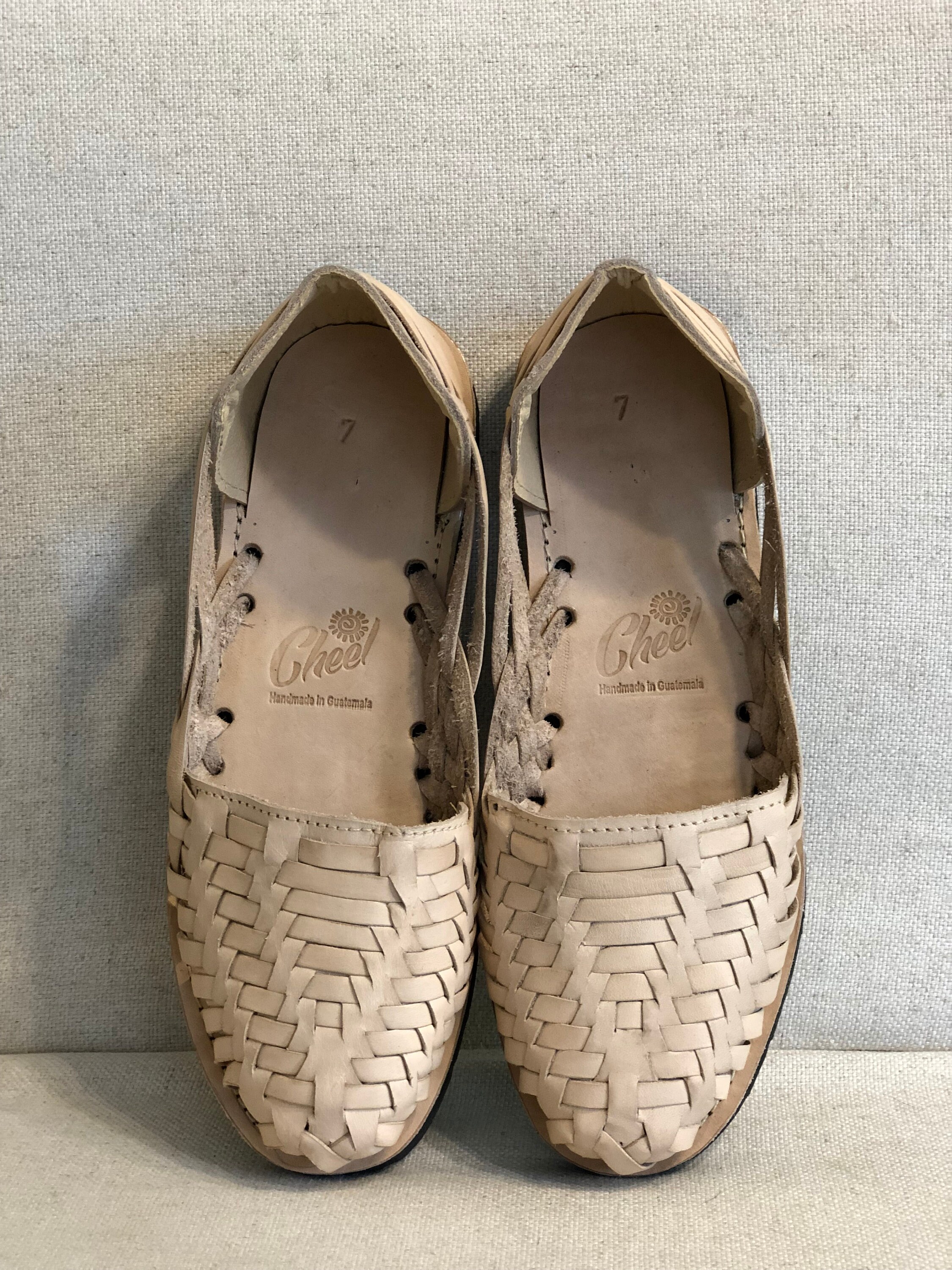 womens beige huaraches