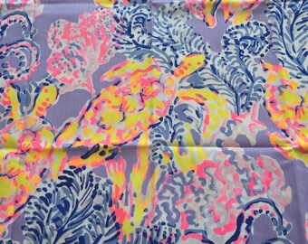 Lilly Lilac Verbena So Snappy Fabric 18" Square or By The Yard