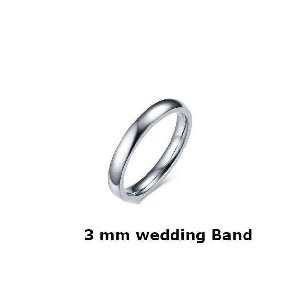 3 mm Sterling Silver Classic Comfort Fit Wedding Ring Size 5-11 Brand NEW