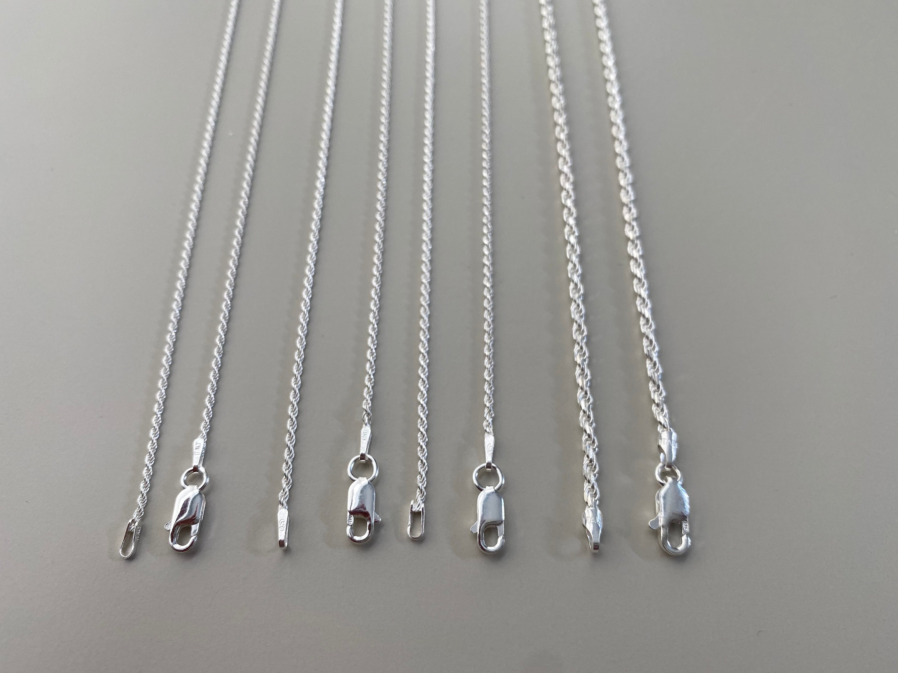 Quality hotsell silver chains