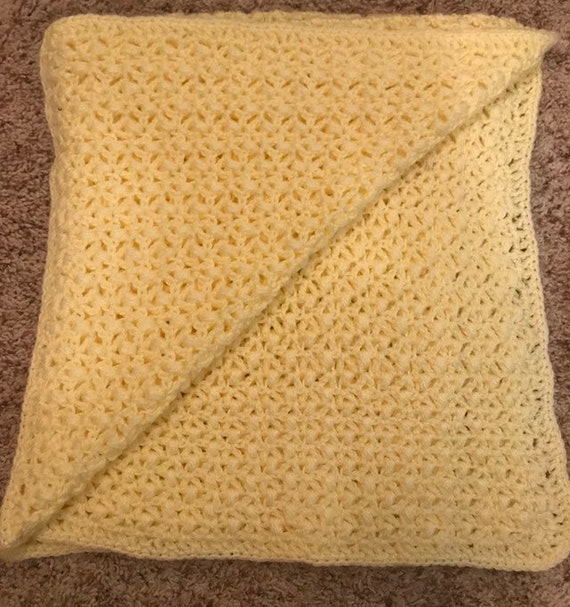yellow receiving blanket