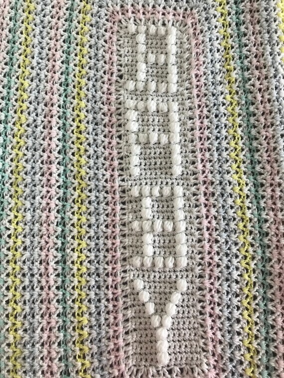 etsy handmade baby blankets