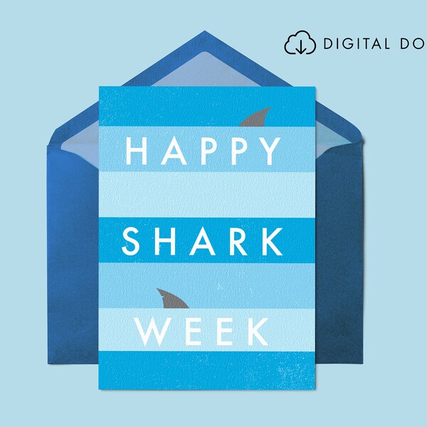 Happy Shark Week Card