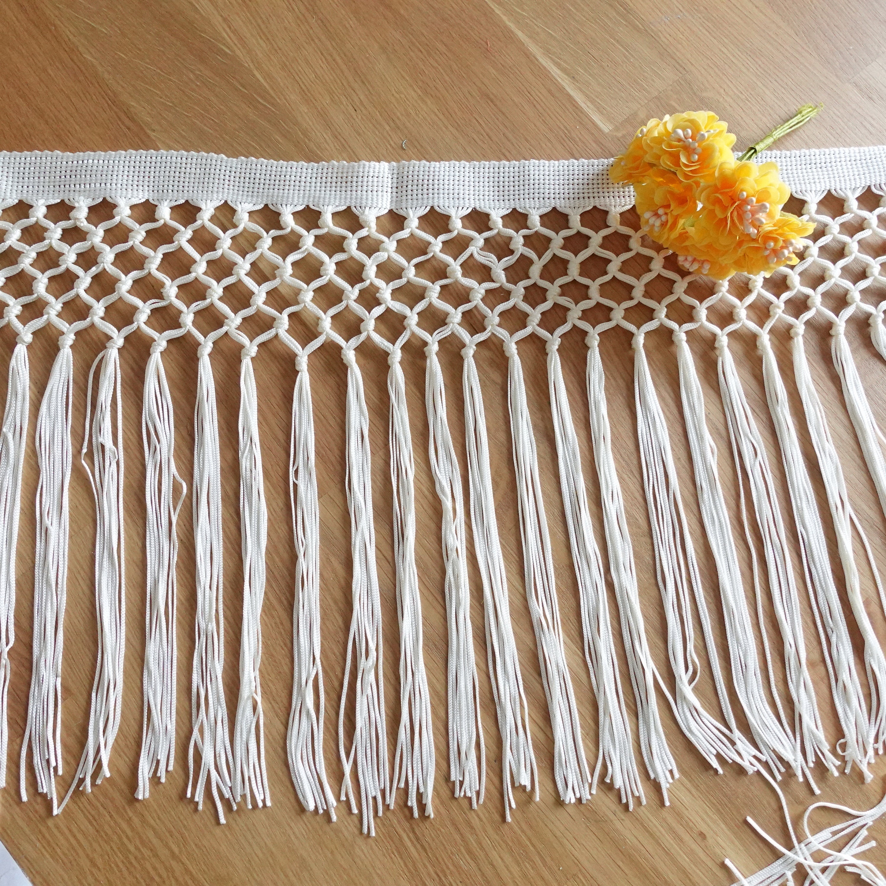 Colorful Tassel Fringe Trim - 30 Yards Polyester Lace For DIY Crafts, Curtains, Home Decor - 3 Styles Included