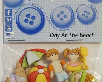 Dress it up Buttons - Day at the Beach (No original packaging!)