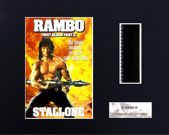 Rambo First Blood Part Ii 8 X 10 Film Cells Etsy