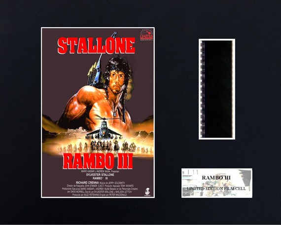 Rambo Part Iii 8 X 10 35mm Film Cell Etsy