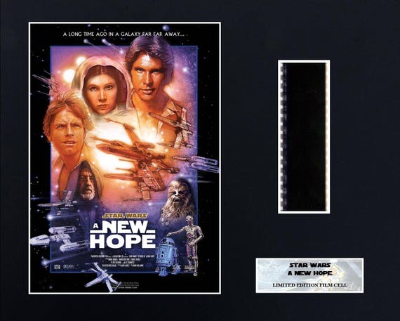 Star Wars A New Hope 8 X 10 Film Cell Etsy