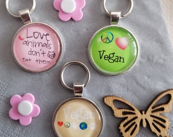 Vegan/ Love Animals Anhänger