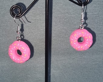 Ohrringe Donuts Pink