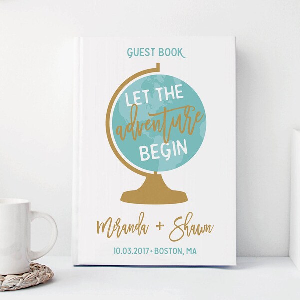 Travel Guest Book Etsy