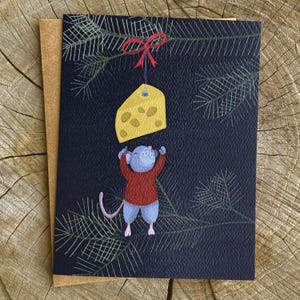 Mouse Christmas Card | Best Holiday Gifts | Christmas Mice | Winter Cottagecore Christmas Card