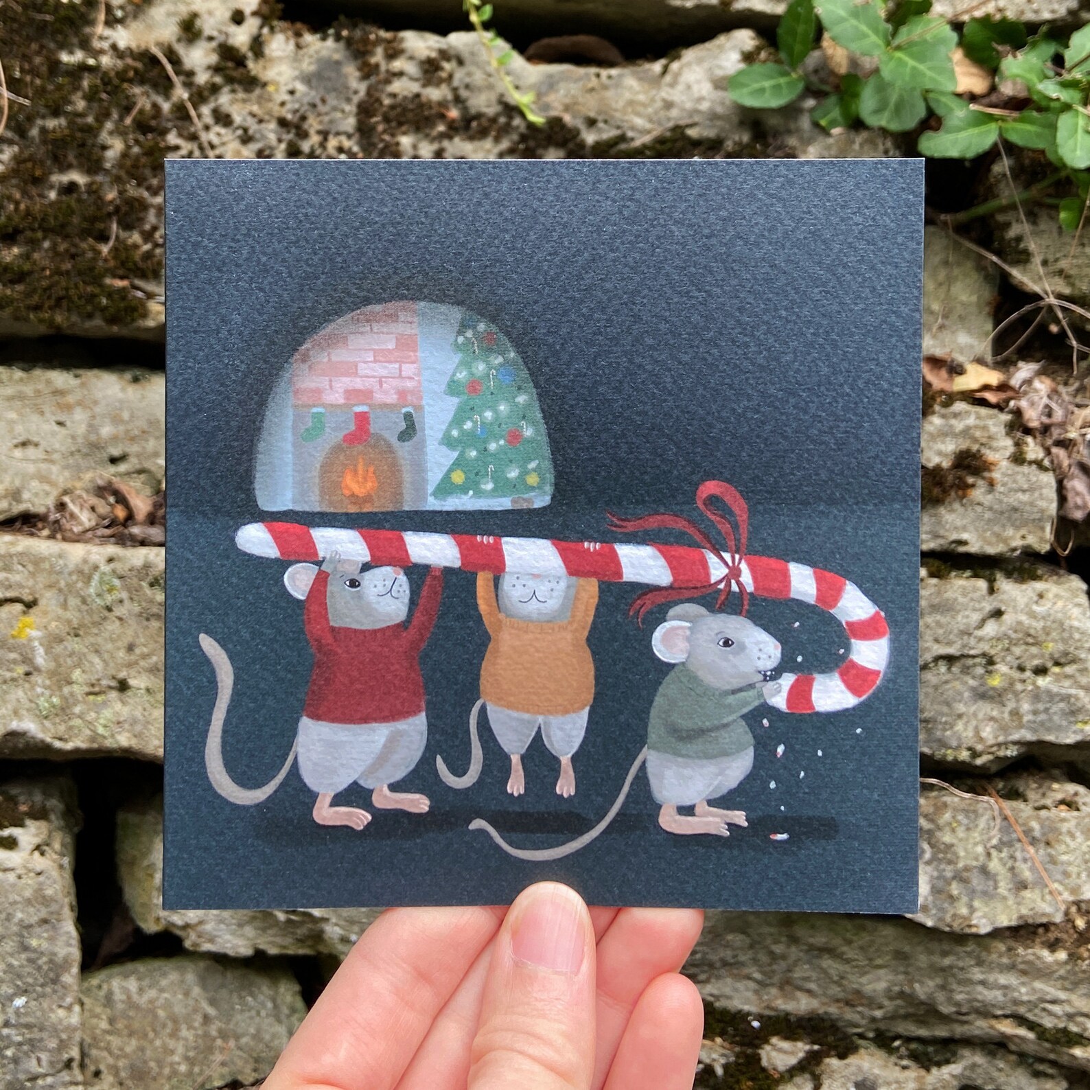 Mouse Christmas Cards 