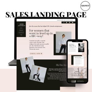 Showit-verkooppaginasjabloon, Showit-websiteontwerp, Showit-verkoopbestemmingspagina, Showit-sjabloon, doe-het-zelfwebsite, Showit-bestemmingspagina, verkooppagina