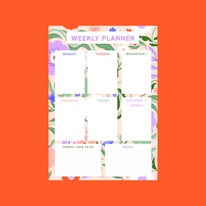 Weekly Planner, Digital Download, Printable Planner image 1