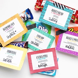 Girls Camp Awards - Candy Awards - Camp Awards- INSTANT DOWNLOAD