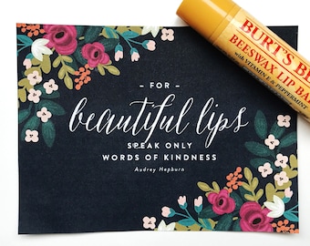 Beautiful Lips – Pillow Treat for Girls Camp- INSTANT DOWNLOAD