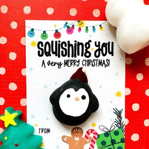 Squishy Toy Christmas Gift - Squish Christmas Gift  – Non Candy Christmas Gifts - INSTANT DOWNLOAD