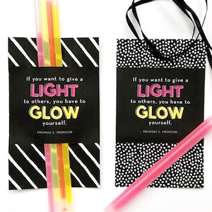 Glowstick Pillow Treat for Girls Camp- INSTANT DOWNLOAD
