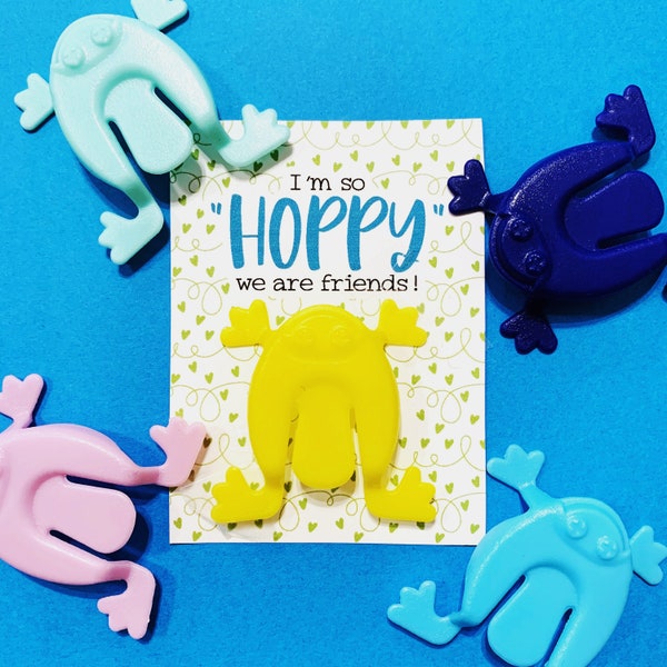 Frog Valentines Etsy