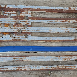 Corrugated American Flag