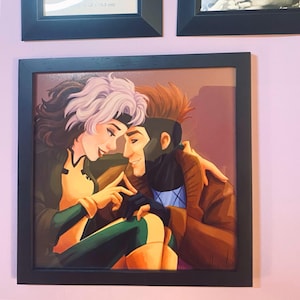 Gambit and Rogue Art Print