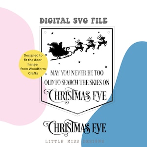 Que nunca seas tan viejo para buscar en los cielos SVG, Santa SVG, archivo SVG de Navidad, archivos de corte Cricut