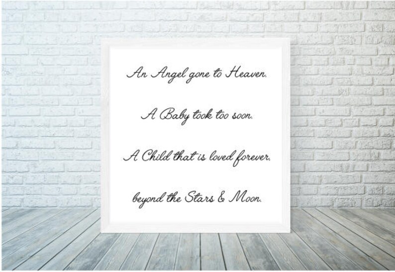 Baby loss svg baby memorial svg svg file cricut cutting | Etsy