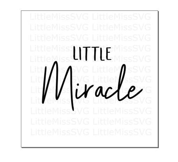 Download Little Miracle Rainbow Baby Baby Svg Cutting File Svg Etsy