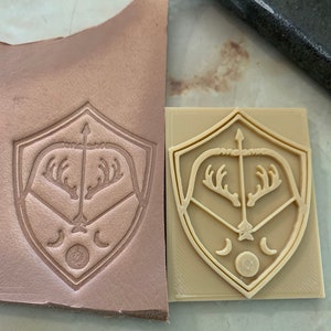 Custom Made Leather, Pottery, Soap Stamps 3D printed Embossing image 8