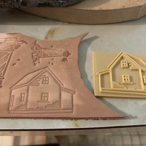 Custom Made Leather, Pottery, Soap Stamps 3D printed Embossing image 9