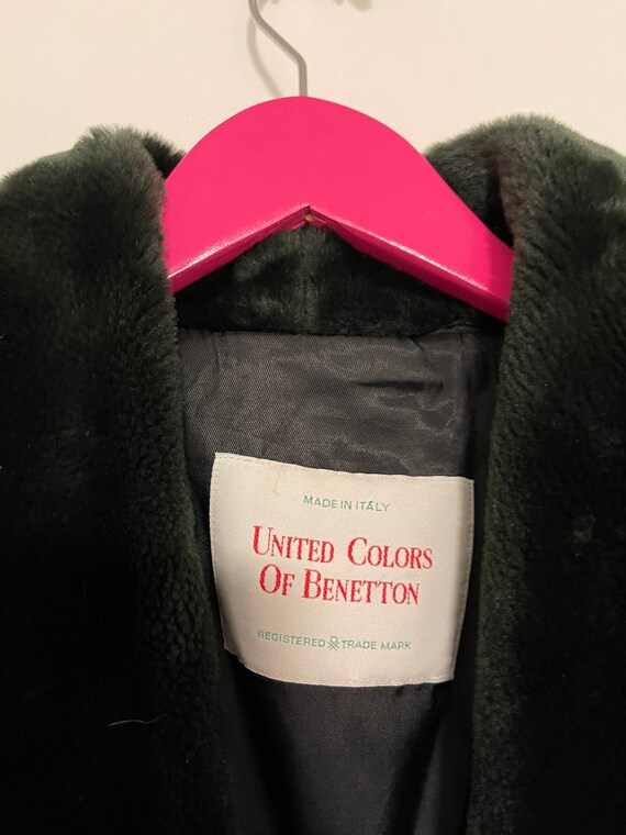 benetton faux fur jacket