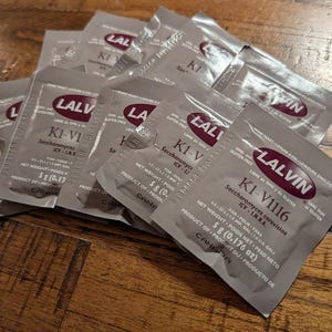 Lalvin K1-V1116 Wine Yeast - 10 x 5g Packets