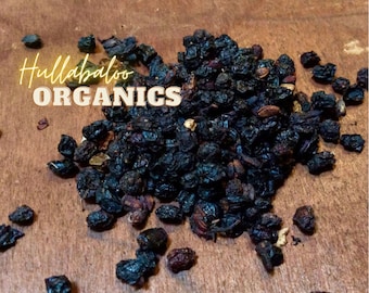 4 LB Dried Elderberries: Wild Harvested Sambucus Nigra, Belgium Grown