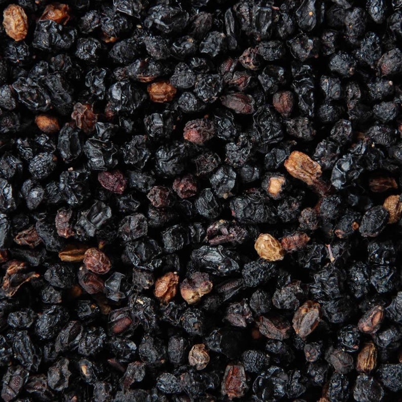 Whole Wild Crafted Elderberries 1 LB Dried Very Fresh Grown Etsy