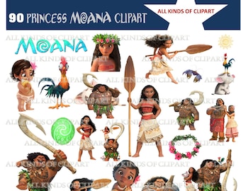 90 PRINCESS MOANA CLIPARTS, Png Images with Transparent Backgrounds