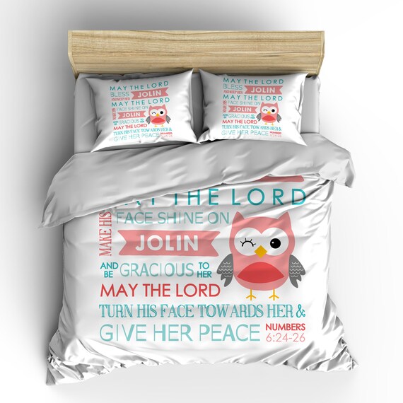 Personalised Duvet Cover Bedsheet Comforter Pillow Christian Etsy