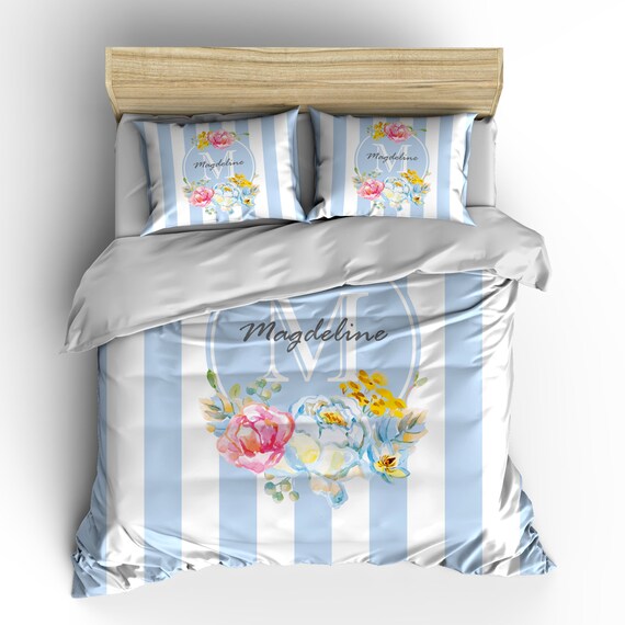 Personalised Duvet Cover Bedsheet Comforter Pillow Vertical Etsy