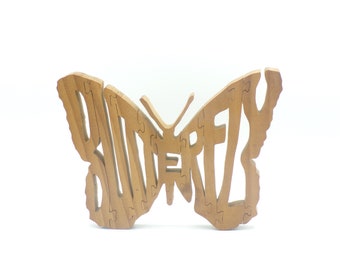 Wooden Butterfly Jigsaw Puzzle | Hand Cut Puzzle | Animal Puzzle | Butterfly Toys | Educational Puzzle | Kids Puzzle | Handmade Puzzle