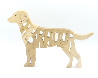 Wooden Labrador Jigsaw Puzzle | Hand Cut Puzzle | Animal Puzzle | Labrador Toys | Educational Puzzle | Kids Puzzle | Handmade Puzzle