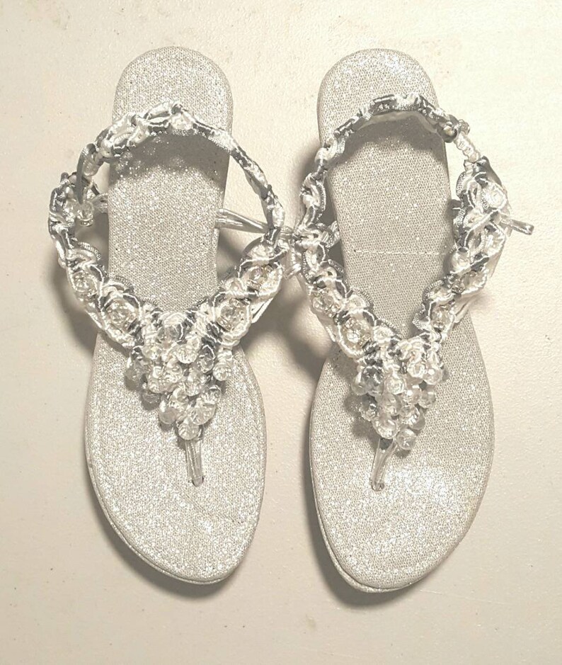 Women rhinestone handmade embroidery authentic Mexican soft platform sandal--huarache mexicano bordado a mano con piedreria de plataforma