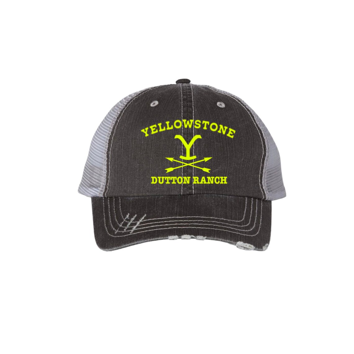 Yellowstone Dutton Ranch Trucker Cap Yellowstone Hat Etsy