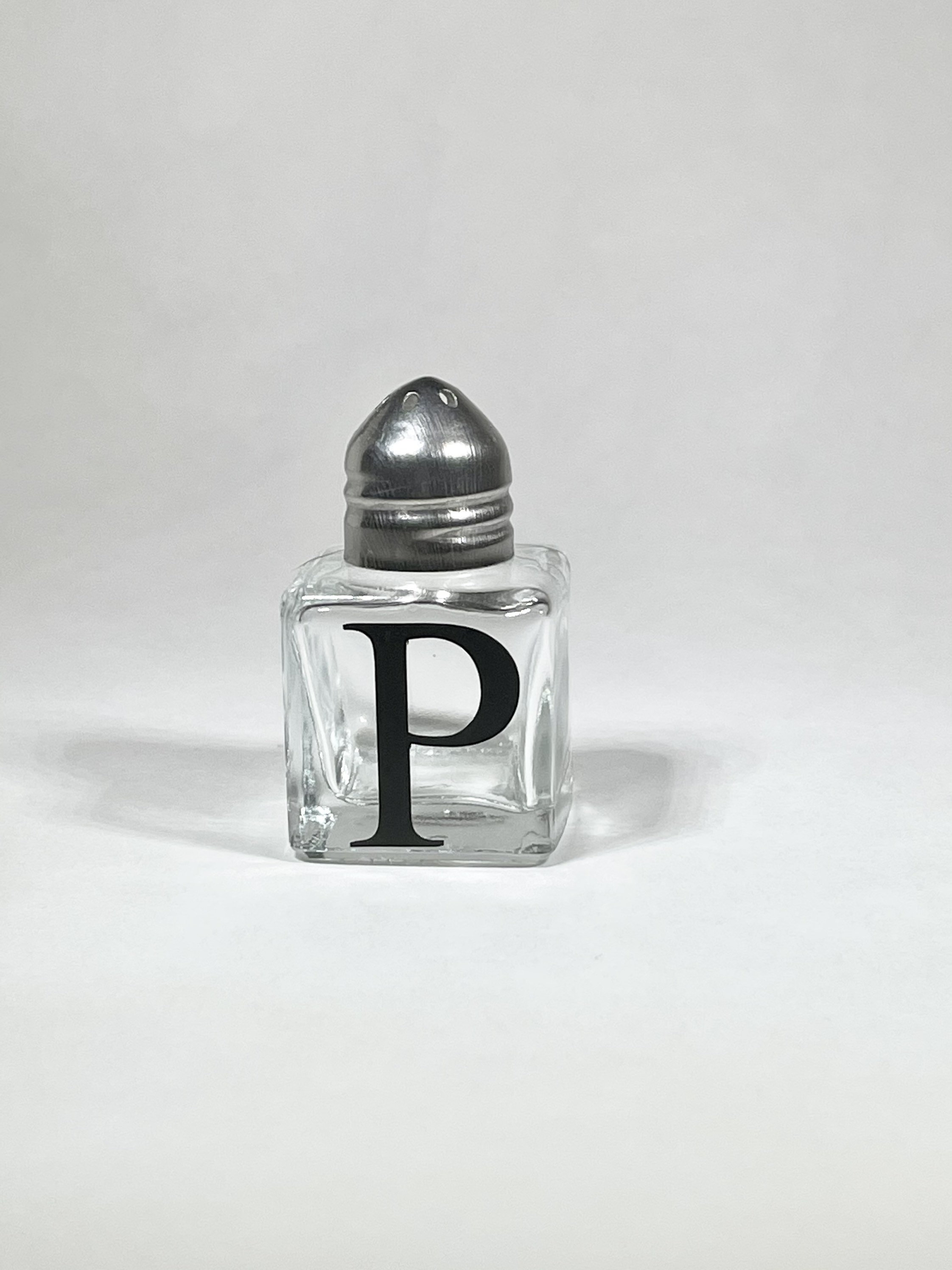 Custom Letter Salt and Pepper Shakers Etsy