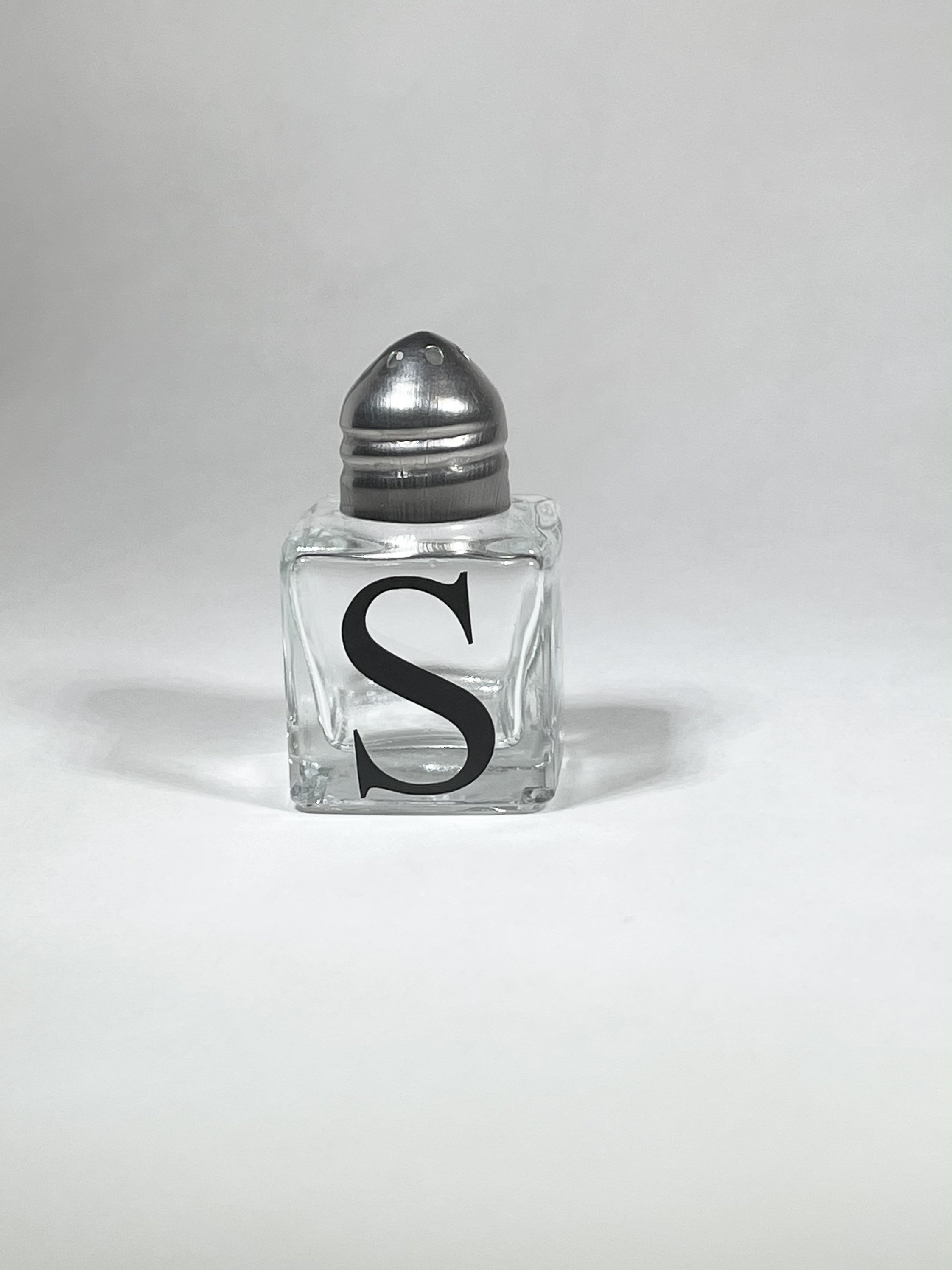 Custom Letter Salt and Pepper Shakers Etsy