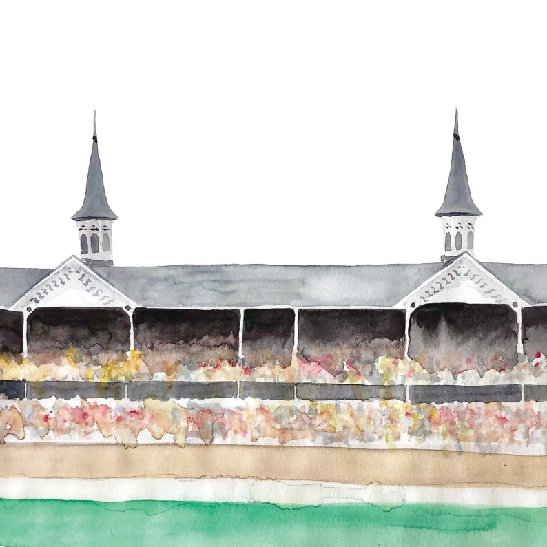 Kentucky Derby Twin Spires Printable Travel Decor Landmark Etsy