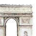 Arc De Triomphe Printable, Illustration, Wall Art Print, Home Decor ...