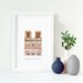 Notre Dame Cathedral Printable, Illustration, Wall Art Print, Nursery ...